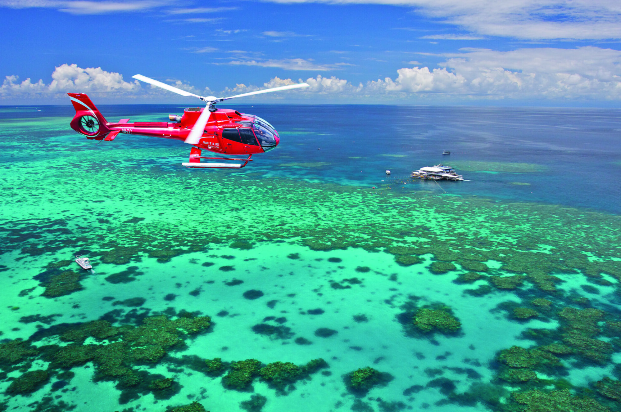 great barrier reef plane tours